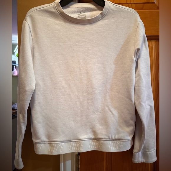 Nike Dri FIT White Crewneck with Pockets Womens Small - Picture 10 of 11